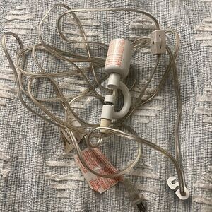 Clear Electrical Hanging Light Cord